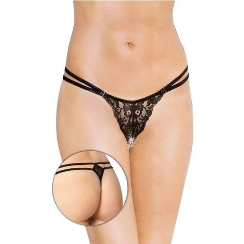 Жіночі стрінги SoftLine - G-string 2444 (black): Для кого Для женщин