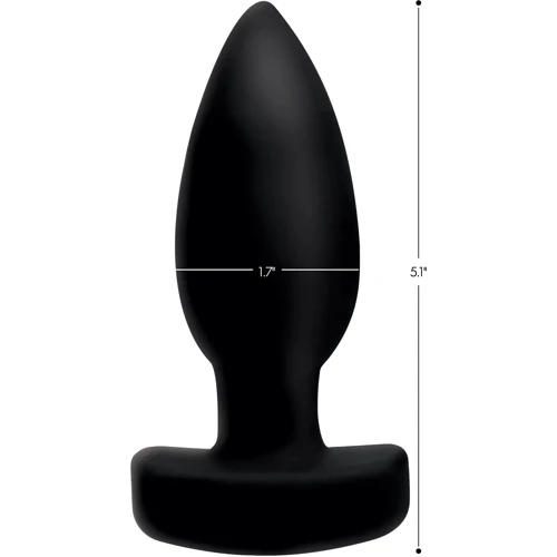 Анальная вибропробка Ass Thumpers Smooth Vibrating Anal Plug: Наличие вибрации Есть