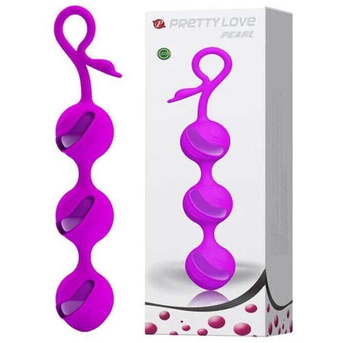 Вагинальные шарики PRETTY LOVE Pearl, BI-014211