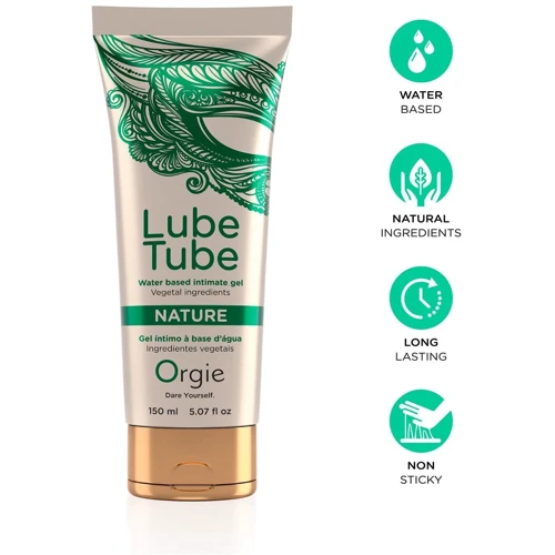 Лубрикант на водній основі Orgie Lube Tube Nature, 150 мл, натуральний склад, зволожує, заспокоює: Для кого унісекс