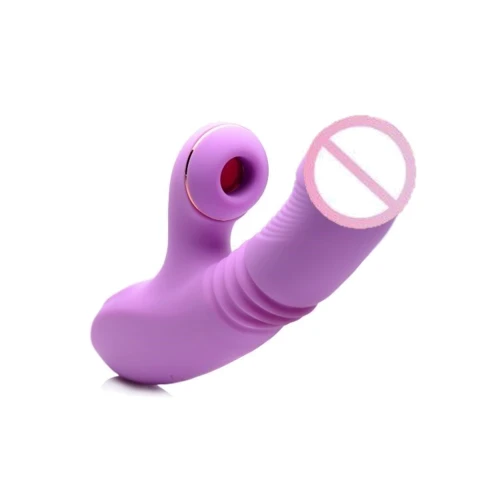 Вібратор-кролик Inmi Shegasm Pro-Thrust Thrusting Suction Rabbit з вакуумним стимулятором клітора: Тип і форма Кролик