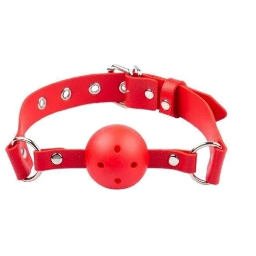 Кляп Breathable ball gag plastic, RED