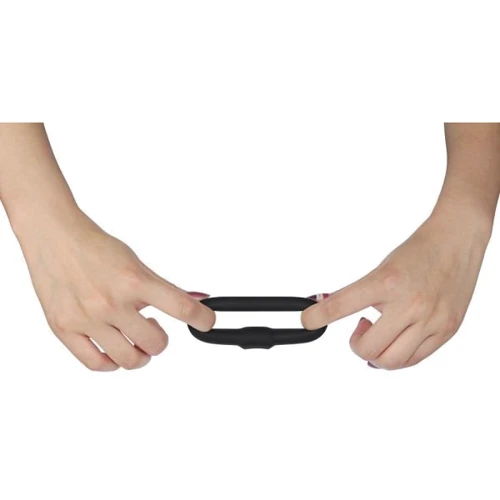 Эрекционное кольцо LoveToy X-Basic Silicone Cockring, Black: Цвет черный