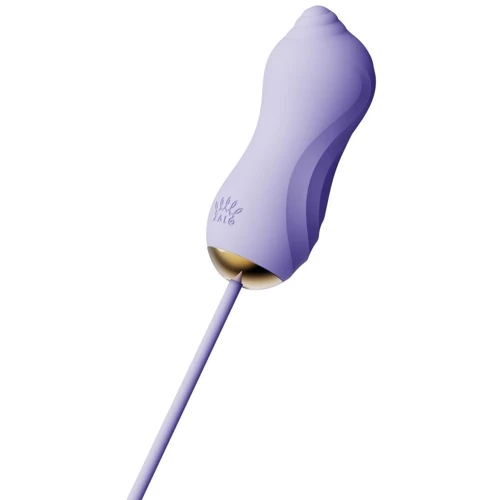 Набор 2в1 Zalo - UNICORN Violet виброяйцо + вакуумный стимулятор: Тип управления Кнопочное