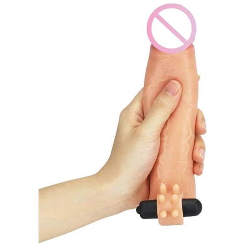 Насадка на пенис LoveToy Revolutionary Silicone Vibrating Nature Extender Add 2": Наличие вибрации Есть