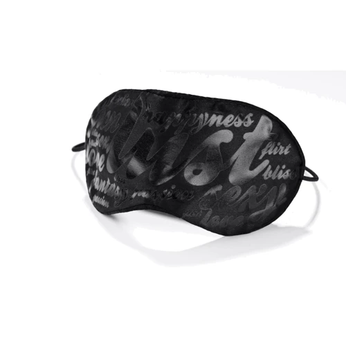 Маска на глаза Bijoux Indiscrets - Blind Passion Mask: Цвет черный