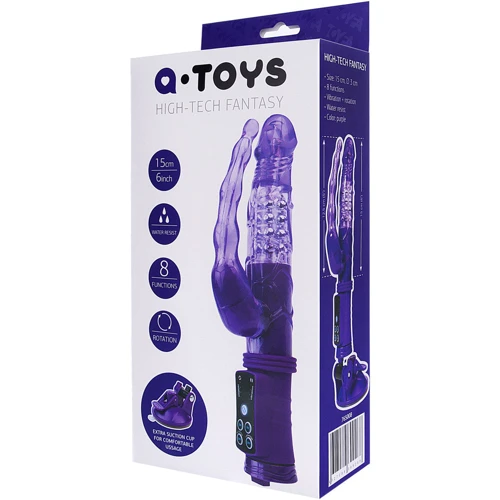 Анально-влагалищный вибратор Toyfa A-Toys High-Tech fantasy Purple: Для кого Для женщин