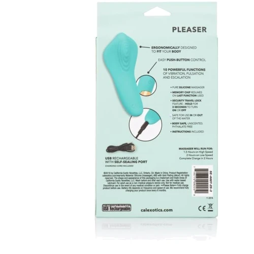 CalExotics Slay Pleaser вибромассажер для клітора, 11.5x5 см: Призначення Кліторальні