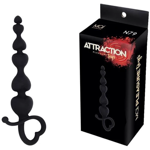 Анальні буси MAI Attraction Toys №79 Black: Для кого унісекс