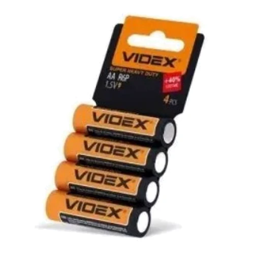 Батарейка солевая Videx Super Heavy Duty R6P AA (4 шт)