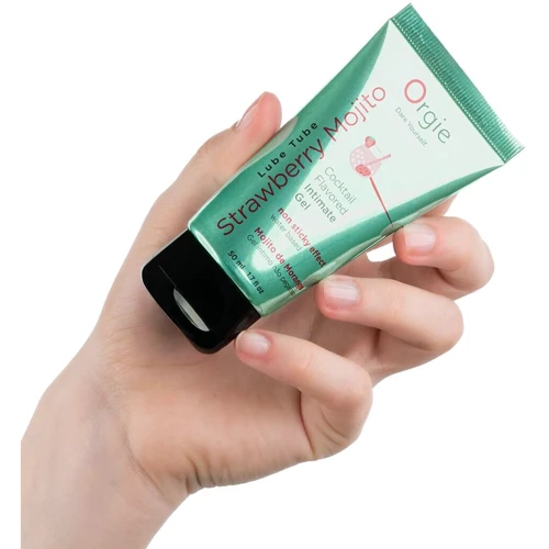 Лубрикант на водяній основі Orgie Lube Tube Strawberry Mojito, 50 мл, смак та аромат полуничного махіто: Форма випуску Гель