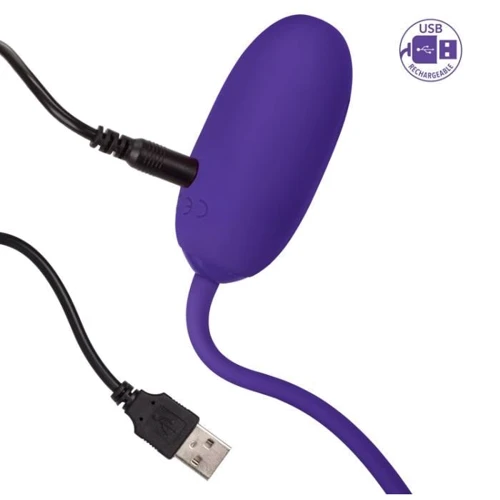 CalExotics Rechargeable Kegel Ball Starter перезаряжаемое виброяйцо, 7.7x3.25 см: Тип управления Кнопочное