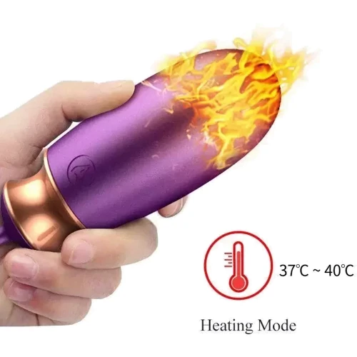 Виброяйцо с подогревом и пультом ДУ - Vibrating Silicone Love EGG, 6300001: Длина, см 8.5