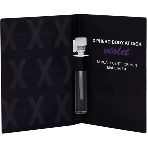 Духи с феромонами для мужчин X phero Men Violet Body Attack, 1 ml: Для кого Для мужчин