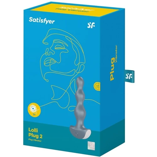 Анальний стимулятор-намистини з двома моторами Satisfyer Lolli-Plug 2 (ice blue): Тип Анальні ялинки