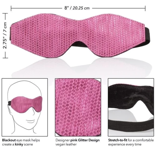 CalExotics Tickle Me Pink Eye Mask - маска на глаза фото 4