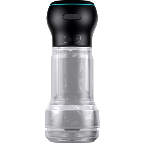 Мастурбатор Kiiroo Feel Pocket Crystal с всасывающей интерактивной насадкой PowerBlow Combo Set