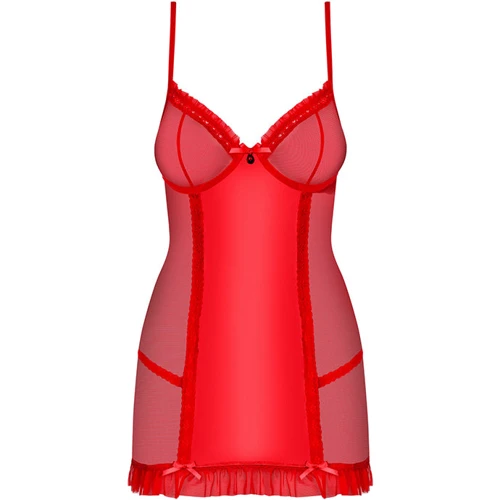 Облегающая еротична сорочка Obsessive 827-CHE-3, S / M фото 3