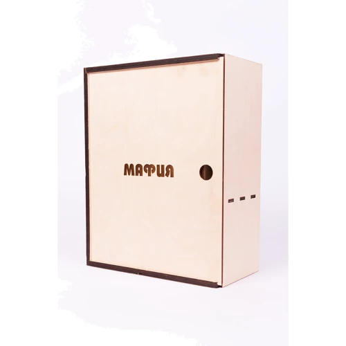 Настольная игра Fun Games Shop Мафия в дереве делюкс FGS: Возраст от 14-ти лет