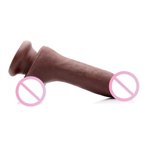 7 Inch Ultra Real Dual Layer Suction Cup Dildo - Medium Skin Tone фаллоимитатор 15x4.5 см, коричневый: Тип Реалистичные
