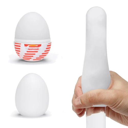 Мастурбатор-яйцо Tenga Egg Tube, рельеф с продольными линиями: Для кого Для мужчин