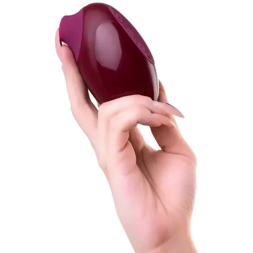Вакуумний кліторальний стимулятор A-Toys Myrty, burgundy фото 10
