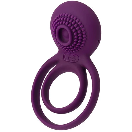 Svakom Tammy Vibrating Ring Violet вибронасадка, 8х4.8 см: Особенности Со стимулятором клитора, С пупырышками, С кольцом на мошонку
