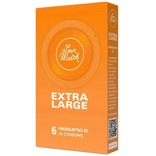 Презервативи розміру XL Love Match Extra Large, 6 шт