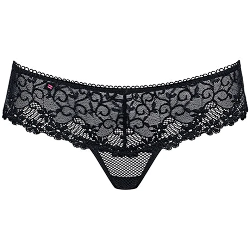 Мереживні трусики бразилиана Obsessive 821-PAN-1, L / XL фото 4
