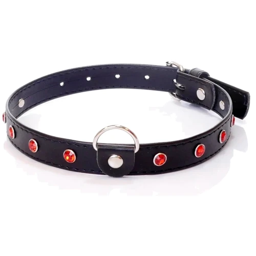 Ошейник с кристаллами Fetish Boss Series - Collar Red Crystal (BS3300121)