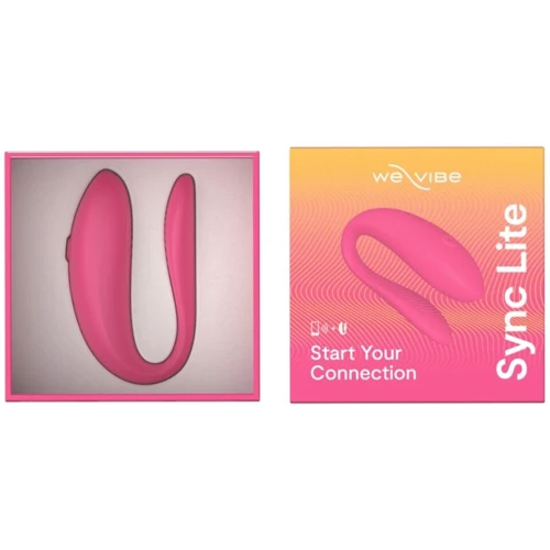Вібратор We-Vibe SYNC Lite Pink: Тип і форма Кит, Вибромассажер