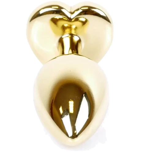 Анальная пробка Boss Series - Jewellery Gold Heart PLUG Dark Blue S (BS6400041): Наличие вибрации Нет