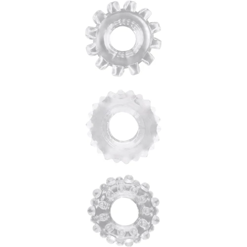 Набор эрекционных колец Chisa GK Power Gear Up Rings Clear
