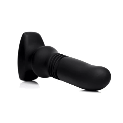 Анальный вибратор с толчковыми движениями Thunderplugs Silicone Vibrating & Thrusting Plug with Remote Control: Для кого Унисекс