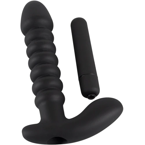 Анальный вибратор Orion Black Velvets Vibrating Medium: Длина, см 17