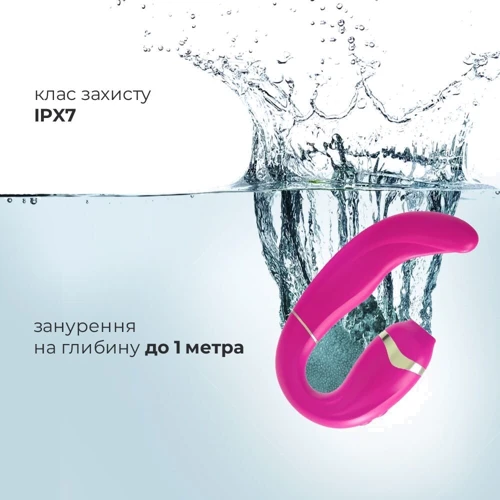 Пульсатор с вакуумной стимуляцией клитора Adrien Lastic My G (Pink) фото 8