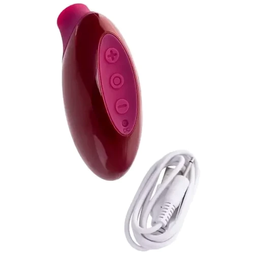 Вакуумний кліторальний стимулятор A-Toys Myrty, burgundy фото 9