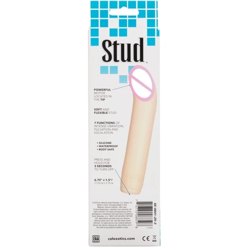 Вибратор для точки G CalExotics Silicone Stud Chubby G, 17,25х3,75 см: Тип управления Поворотное реле