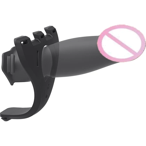 Страпон с вибрацией Doc Johnson Body Extensions Be Rique, 20х5 см: Наличие вибрации Есть