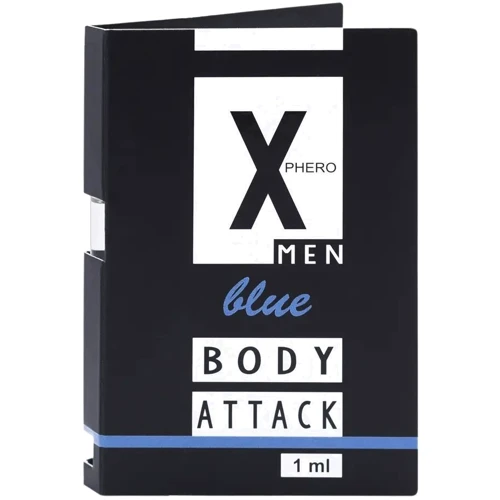 Духи с феромонами для мужчин Aurora X phero Men Blue Body Attack, 1 ml