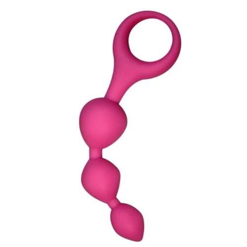 Анальные шарики Alive Triball Pink: Тип Анальные шарики