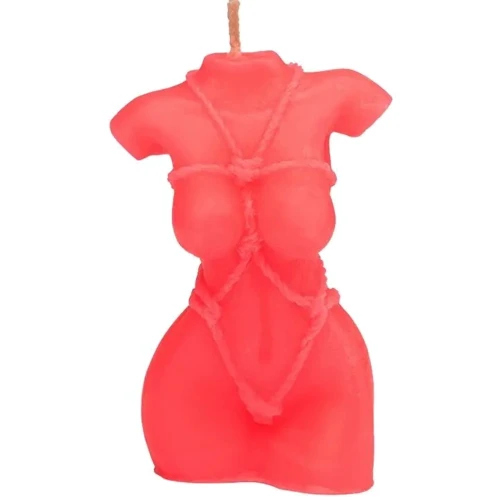 Свеча LOVE FLAME - Shibari II Red Fluor, CPS13-RED