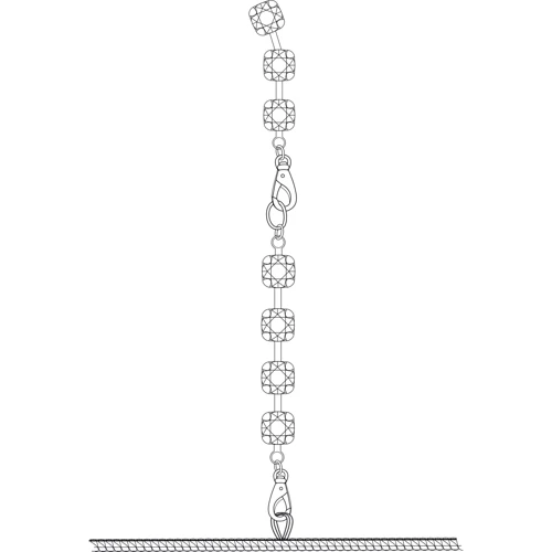 Сукня Noir Handmade F307 Mirage wetlook mini dress with jewelry rhinestone chain Вlack, S: Декор Стразы, Цепочка