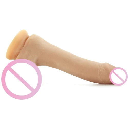 Фаллоимитатор Wildfire Real Man CyberSkin CyberGlo Cock, 20.3х4.4 см: Мошонка Есть