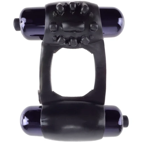 Ерекційне вібро кільце Duo Vibr Super Ring, чорний