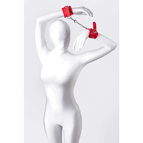 Наручники Toyfa Anonymo Wrist Cuffs № 0105, red фото 7