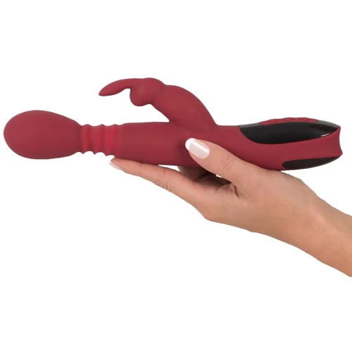 Вібратор із підігрівом Orion Rechargeable Massager For Her Rabbit Vibrator: Довжина, см 26.5