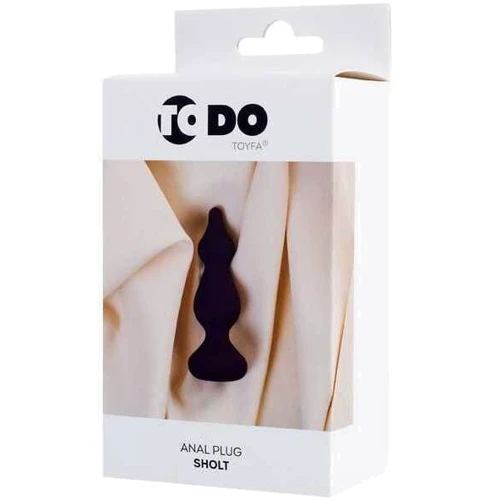 Анальний корок ToDo Anal Plug Sholt (фіолетовий): Наявність вібрації  Нет