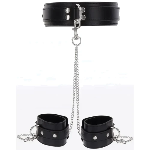 Ошейник с наручниками на цепочках Taboom Heavy Collar and Wrist Cuffs: Для кого Унисекс