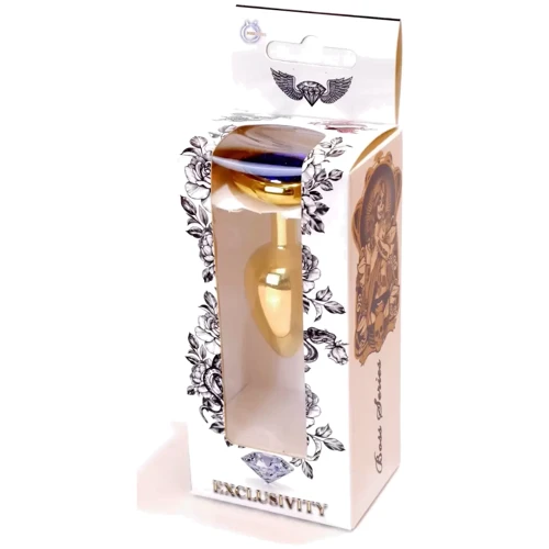 Анальная пробка Boss Series - Jewellery Gold Heart PLUG Dark Blue S (BS6400041): Тип Анальные пробки